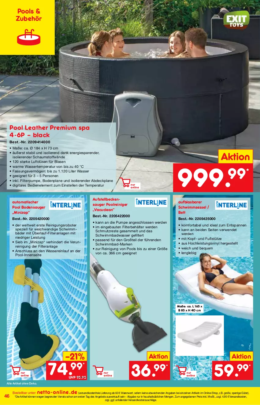 Aktueller Prospekt Netto Marken-Discount - Online-Magazin Mai - von 01.05 bis 31.05.2021 - strona 46