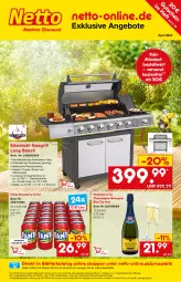 Gazetka promocyjna Netto Marken-Discount - Online-Angebote April - Gazetka - ważna od 30.04 do 30.04.2022 - strona 1 - produkty: angebot, angebote, brut, champagne, champagner, edelstahl, eis, fanta, fenster, gasgrill, grill, grillrost, kiwi, ndk, pril, reis, Ti, versandkostenfrei, ZTE