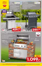 Gazetka promocyjna Netto Marken-Discount - Online-Angebote April - Gazetka - ważna od 30.04 do 30.04.2022 - strona 12 - produkty: abdeckhaube, angebot, besteck, decke, Deckel, edelstahl, eis, fenster, gasgrill, grill, grillfläche, küche, lamm, latte, ndk, reis, Schal, Schale, thermometer, Ti, tisch, trolley, versandkostenfrei, ZTE