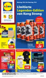 Gazetka promocyjna Lidl - Aktionsprospekt - Gazetka - ważna od 15.06 do 15.06.2024 - strona 1 - produkty: angebot, angebote, Bad, bio, coupon, drink, eis, energy drink, frucht, fruchtgummi, fruchtgummis, grill, katjes, Meister, preisvorteil, reis, Ti, Trikot, vita, Yo