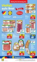 Gazetka promocyjna Lidl - Aktionsprospekt - Gazetka - ważna od 15.06 do 15.06.2024 - strona 14 - produkty: angebot, brot, coupon, dulano, Edelsalami, eis, fleisch, fleischwurst, Geflügel, Käse, leberkäs, leberkäse, leberwurst, ndk, Pommersche, rind, rinder, saft, saftschinken, salami, Schal, Schale, schinken, Ti, wiener, wurst, Yo