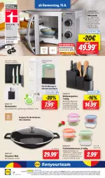 Gazetka promocyjna Lidl - Aktionsprospekt - Gazetka - ważna od 15.06 do 15.06.2024 - strona 42 - produkty: angebot, Beba, decke, Deckel, dell, edelstahl, eis, elle, ernesto, frischhaltedosen, Glasdeckel, herdarten, küche, Küchen, Küchenhelfer, messer, Messerset, mikrowelle, Mode, ndk, quad, reis, saft, Schal, Schale, schneidebrett, Schrank, silvercrest, spülmaschinen, teller, Ti, timer, tisch, wok, Yo, ZTE