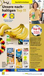 Gazetka promocyjna Lidl - Aktionsprospekt - Gazetka - ważna od 15.06 do 15.06.2024 - strona 60 - produkty: asti, auer, banane, bananen, bio, bioland, caramel, eis, lebensmittel, milch, natur, ndk, orange, orangen, orangensaft, reifen, reis, rind, rinder, saft, Schal, Schale, schoko, schokolade, tafelschokolade, Ti, vollmilch, Yo