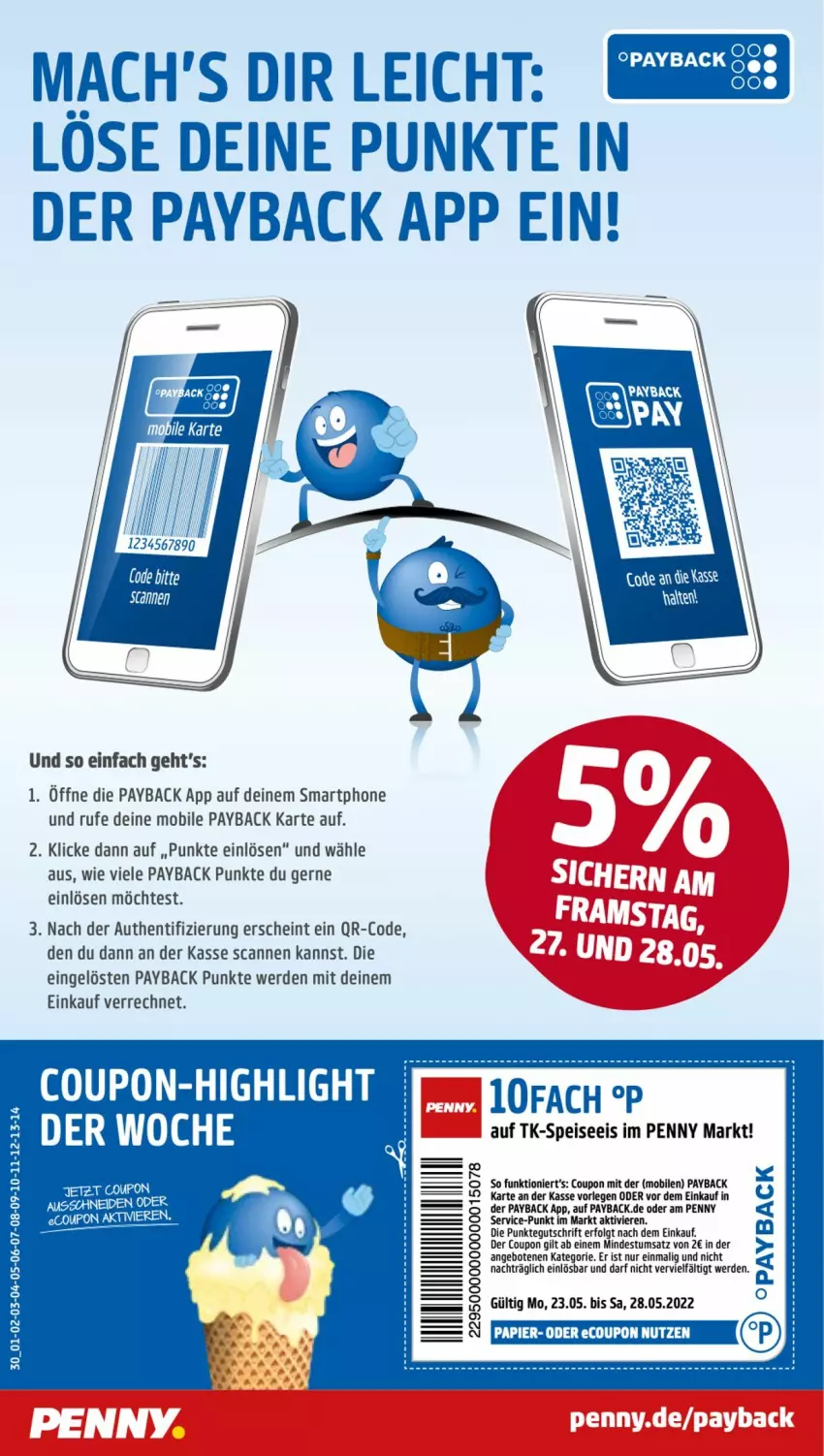 Aktueller Prospekt Penny - Prospekte - von 23.05 bis 28.05.2022 - strona 22 - produkty: angebot, angebote, coupon, deka, eis, erde, LG, mac, payback, smartphone, Ti, ZTE