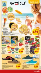 Gazetka promocyjna Penny - Prospekte - Gazetka - ważna od 28.05 do 28.05.2022 - strona 29 - produkty: ball, Clogs, eimer, garnitur, Gießkanne, Hylo, Kartenspiel, pantolette, pantoletten, Paw Patrol, rel, Ria, Sandspielzeug, spielzeug, Strandspiel, Ti, wasser