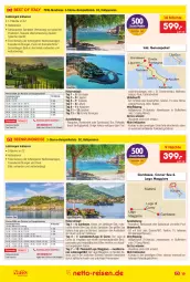 Gazetka promocyjna Netto Marken-Discount - Reise-Angebote September - Gazetka - ważna od 30.09 do 30.09.2023 - strona 19 - produkty: anreisetermine, aperitif, auer, aust, axe, Bad, brie, buch, dusche, eis, Fahrrad, italien gardasee, kurtaxe, Läufer, leine, Liege, maggi, nuss, pool, rama, reis, reiseveranstalter, reiseverlauf, rezept, sonnenliege, sonnenschirm, Stier, telefon, Ti, Tiere, tisch, uhr, wein