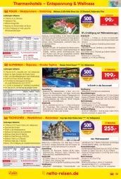 Gazetka promocyjna Netto Marken-Discount - Reise-Angebote September - Gazetka - ważna od 30.09 do 30.09.2023 - strona 23 - produkty: Abtei, anreisetermine, axe, Bad, Bademantel, Brei, buch, dusche, eis, ente, Garten, getränk, getränke, grill, Hausschuhe, innenpool, Kamin, Kinder, kosmetik, kühlschrank, kurtaxe, leine, Liege, Mantel, Mode, natur, pool, reis, reiseveranstalter, rel, rezept, rum, Schrank, schuhe, telefon, Ti, uhr, wasser, wellnessbereich, Whirlpool