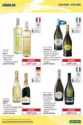 Gazetka promocyjna Metro - Wochen-Angebote Händler - Gazetka - ważna od 17.01 do 17.01.2026 - strona 8 - produkty: angebot, aperitif, bree, chardonnay, cuvée, ecco, elle, ente, flasche, frizzante, frucht, früchte, früchten, getränk, getränke, henkel, henkell, henkell sekt, La Gioiosa, Metro, metro gastro, Palette, perla, prosecco, sekt, Ti, wein, weine