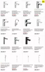 Gazetka promocyjna Obi - Prospekte - Gazetka - ważna od 06.12 do 06.12.2023 - strona 10 - produkty: armatur, batterie, brause, elle, garnitur, grohe, hansgrohe, LG, Metro, Mett, teller, thermostat, Ti, tisch, vita, waschbecken, waschtisch, waschtischarmatur