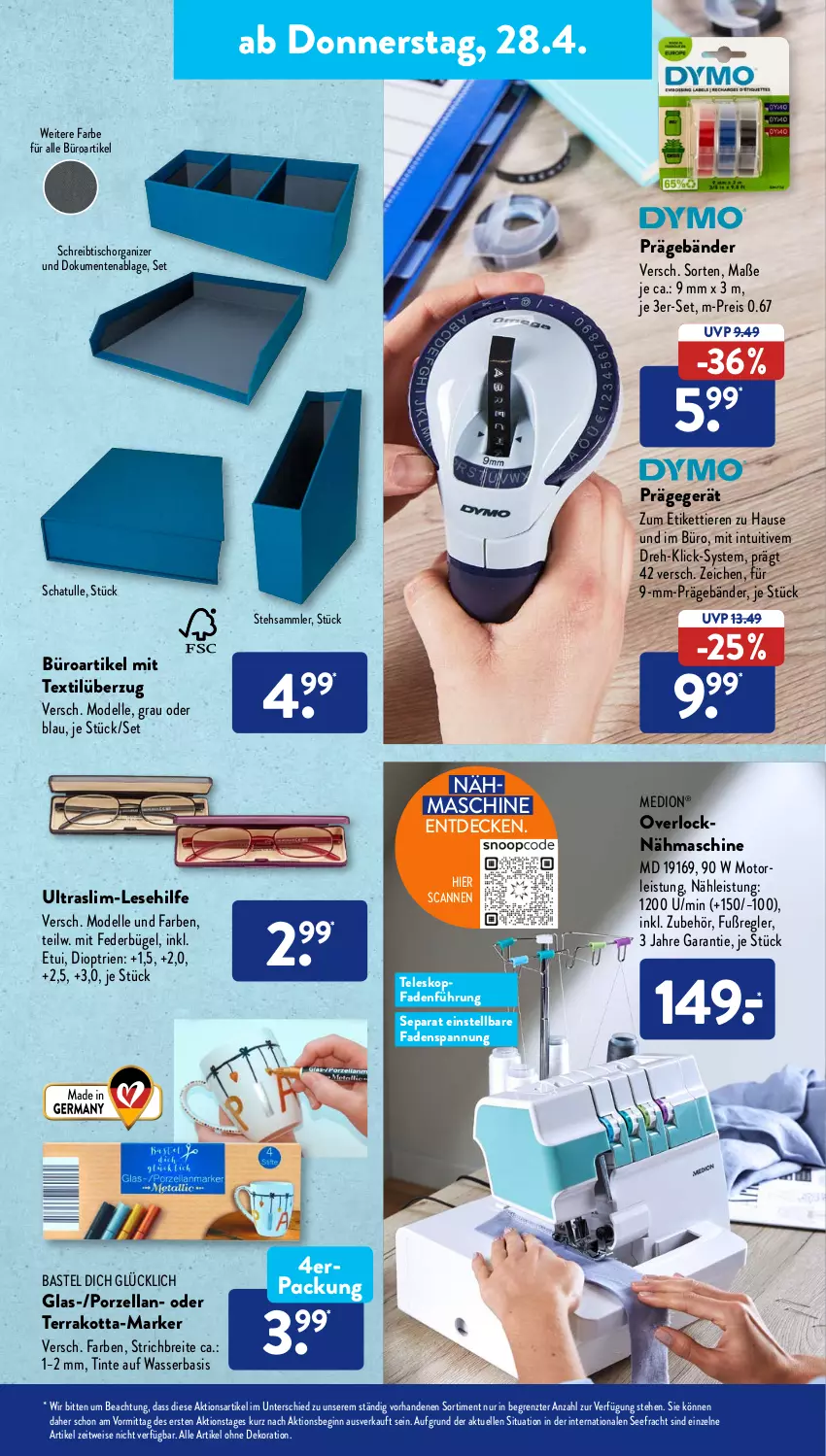 Aktueller Prospekt AldiSud - ALDI Aktuell - von 25.04 bis 30.04.2022 - strona 31 - produkty: alle artikel ohne dekoration, Brei, bügel, decke, dekoration, dell, eis, elle, ente, gin, medion, Mode, Nähmaschine, reis, schreibtisch, Teleskop, Ti, Tiere, tisch, wasser, ZTE