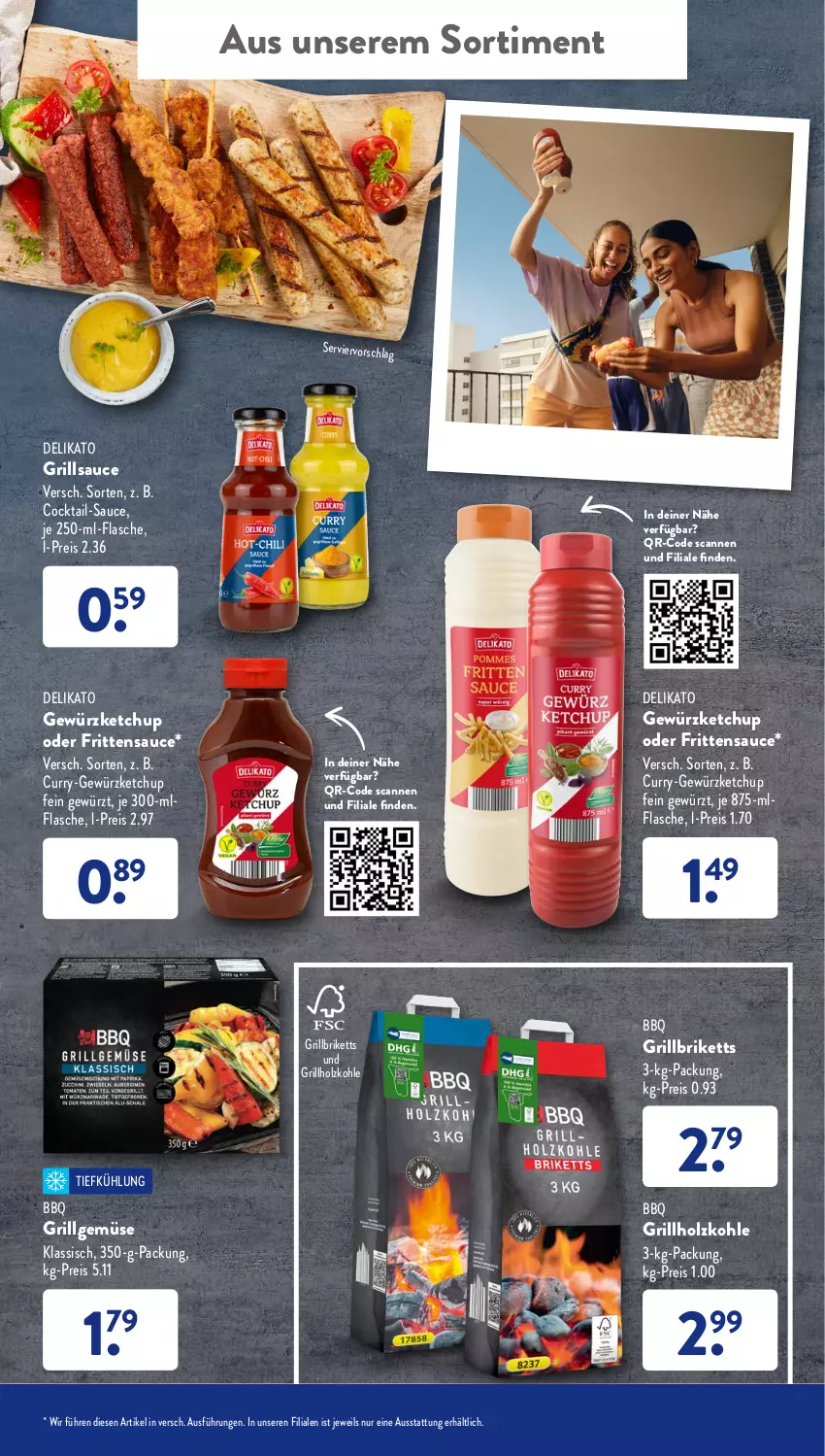 Aktueller Prospekt AldiSud - ALDI Aktuell - von 25.04 bis 30.04.2022 - strona 47 - produkty: briketts, cocktail, curry, eis, flasche, gewürz, gewürzketchup, grill, grillbriketts, grillholzkohle, grillsauce, Holz, holzkohle, ketchup, LG, reis, sauce, Ti