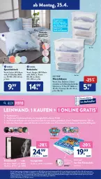 Gazetka promocyjna AldiSud - ALDI Aktuell - Gazetka - ważna od 30.04 do 30.04.2022 - strona 12 - produkty: aldi, angebot, Bau, bett, Betttuch, bettwäsche, decke, Deckel, dormia, elle, Glasbild, gutschein, Kinder, kissen, Klarsichtbox, kleid, Kleidung, korb, LG, Liege, ndk, Paw Patrol, ring, schuhe, Schütze, spannbetttuch, teller, Ti, tuc, wolle