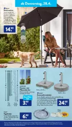 Gazetka promocyjna AldiSud - ALDI Aktuell - Gazetka - ważna od 30.04 do 30.04.2022 - strona 27 - produkty: alle artikel ohne dekoration, dekoration, dell, edelstahl, eis, elle, gin, latte, messer, Mode, quad, rwe, schirme, schirmständer, sonnenschirm, Ti, tisch, tomate, tomaten, ZTE