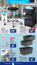 Gazetka promocyjna AldiSud - ALDI Aktuell - Gazetka - ważna od 30.04 do 30.04.2022 - strona 30 - produkty: aldi, angebot, aufbewahrungsbox, dell, din a4, eis, elle, expertiz, kopierpapier, Mode, papier, reis, resa, schubladen, Schubladenturm, Sitzhöhe, sitzhöhenverstellung, tesa, Ti