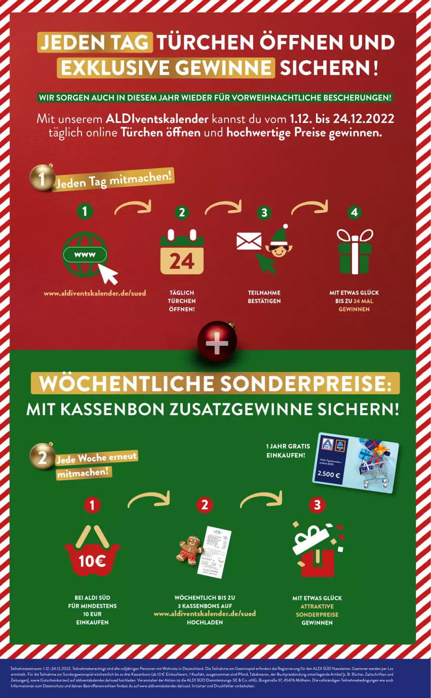 Aktueller Prospekt AldiSud - IN ZWEI WOCHEN - von 27.12 bis 31.12.2022 - strona 25 - produkty: aldi, eis, erde, gewinnspiel, reis, rwe, Ti