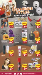 Gazetka promocyjna Famila - Prospekte - Gazetka - ważna od 12.10 do 12.10.2024 - strona 32 - produkty: aqua, Brille, Kürbis, lack, Lippenstift, Maus, messer, Plüsch, stifte, Thea, Ti