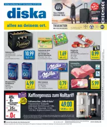 Gazetka promocyjna Diska - Prospekte - Gazetka - ważna od 15.07 do 15.07.2023 - strona 15 - produkty: aktionspreis, angebot, angebote, auto, ball, Berger, bier, bio, butter, deka, eis, ente, fleisch, gutschein, kaffee, kaffeemaschine, lachs, lungo, markenbutter, milka, milka schokolade, mövenpick, mövenpick kaffee, nuss, pfirsich, pfirsiche, plattpfirsiche, radeberger, reis, ring, Schal, Schale, schoko, schokolade, schwein, schweine, Schweinelachs, tasse, Ti, tisch, wasser, wassertank, wein, weine, ZTE