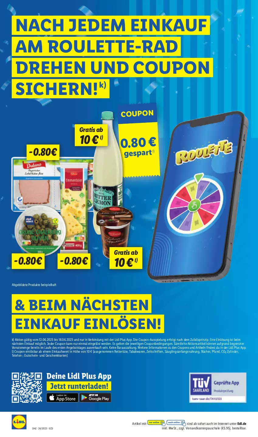 Aktueller Prospekt Lidl - Aktionsprospekt - von 12.06 bis 17.06.2023 - strona 4 - produkty: angebot, coupon, coupons, eis, erde, gutschein, LG, ndk, Schal, Schale, telefon, Ti, Tüte, ZTE