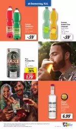 Gazetka promocyjna Lidl - Aktionsprospekt - Gazetka - ważna od 17.06 do 17.06.2023 - strona 45 - produkty: angebot, axe, bier, brause, eis, gin, likör, limo, limonade, reis, sambuca, Spezi, Ti, ZTE