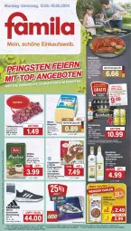 Gazetka promocyjna Famila - Prospekte - Gazetka - ważna od 18.05 do 18.05.2024 - strona 1 - produkty: angebot, angebote, Bau, beispielabbildung, berentzen, briketts, cevapcici, coppenrath, deutscher schnittkäse, eis, elle, ente, flasche, grill, Grillbauch, grillbriketts, grillrippe, Holz, holzfällersteaks, jever, kaffee, Käse, korn, kotelett, krombache, krombacher, krombacher pils, latte, melitta, milram, natur, natur radler, pils, radler, reis, sac, sahne, Schal, Schale, schnittkäse, schwein, schweine, schweinenacken, Sport, steak, steaks, tafeltrauben, teller, Ti, torte, trauben, wein, weine, weizenkorn, Wild, ZTE