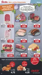 Gazetka promocyjna Famila - Prospekte - Gazetka - ważna od 18.05 do 18.05.2024 - strona 8 - produkty: ammerländer, auer, aufschnitt, axe, Bau, Bauer, beef, braten, bratenaufschnitt, bratwurst, Bresaola, corned beef, eis, fleisch, gewürz, gin, grill, grillhähnchen, grillhaxe, Haxe, kernschinken, kochschinken, leine, mac, merl, Mett, metten, Mettenden, mettwurst, mit paprika, paprika, pfeffer, Pfefferbeißer, reis, resa, rind, rindfleisch, saft, salami, salz, schinken, schwein, schweine, schweinebraten, snack, snacks, Ti, wein, weine, wurst