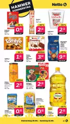 Gazetka promocyjna Netto - Woche 25 - Gazetka - ważna od 22.06 do 22.06.2024 - strona 25 - produkty: bohne, bohnen, cerealien, Frittieröl, früchte, giotto, kaffee, kaffeebohnen, Kinder, kinder country, Kugel, mövenpick, nuss, raffaello, sauce, thomy, thomy les sauces, Ti, toffifee