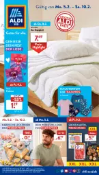 Gazetka promocyjna AldiSud - NÄCHSTE WOCHE - Gazetka - ważna od 10.02 do 10.02.2024 - strona 1 - produkty: aldi, auto, bett, bier, eis, ente, milka, pralinen, reis, steppbett, Ti