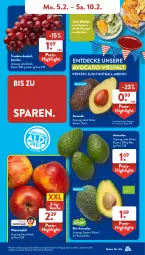 Gazetka promocyjna AldiSud - NÄCHSTE WOCHE - Gazetka - ważna od 10.02 do 10.02.2024 - strona 5 - produkty: alle artikel ohne dekoration, avocado, avocados, ball, bio, decke, dekoration, eis, guacamole, nuss, reis, rezept, Schal, Schale, Tasche, Ti, trauben, ZTE