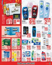 Gazetka promocyjna Edeka - Angebote der Woche - Gazetka - ważna od 25.02 do 25.02.2023 - strona 15 - produkty: Alwa, arla, axe, body, bodyspray, brunnen, bürste, creme, duschdas, duschgel, eis, fa duschgel, feuchtes toilettenpapier, flasche, gerolsteine, gerolsteiner, geschirr, getränk, getränke, glasflasche, gliss, gliss kur, jever, jever pilsener, kraft, krombache, krombacher, küche, Küchen, küchenrolle, küchenrollen, mineralwasser, nivea, papier, pils, pilsener, reis, rel, rorax, schwarzkop, schwarzkopf, sensodyne, shampoo, shampoo oder spülung, spülmittel, spülung, steiner, Tempo, Ti, toilettenpapier, topf, vollwaschmittel, waschmittel, wasser, zahnbürste, zahncreme, zewa, ZTE