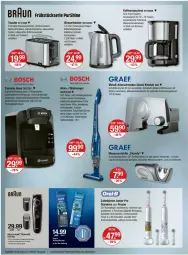 Gazetka promocyjna Vmarkt - Prospekte - Gazetka - ważna od 17.04 do 17.04.2024 - strona 18 - produkty: akku, angebot, angebote, batterie, bosch, braun, Brei, brötchen, brötchenaufsatz, bürste, edelstahl, eis, elle, handstaubsauger, kaffee, kaffeemaschine, Kocher, korb, latte, LG, Lithium-Lonen-Akku, messer, Reinigung, reis, Ria, spülmaschinen, staubsauger, Stielsauger, tasse, teller, Ti, Tiere, timer, toast, toaster, wasser, wasserkocher, wassertank, zahnbürste, Zelt