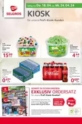 Gazetka promocyjna Selgros - Food - Gazetka - ważna od 24.04 do 24.04.2024 - strona 32 - produkty: angebot, angebote, coca-cola, cola, eis, flasche, frucht, LG, mentos, Rauch, reis, Ti, trolli