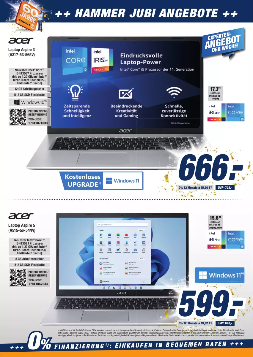 Aktueller Prospekt Expert Aurich - Prospekte - von 17.03 bis 23.03.2022 - strona 10 - produkty: angebot, angebote, celeron, elle, festplatte, hardware, HDD, Intel, Laptop, latte, Pentium, Software, Spezi, ssd, Ti