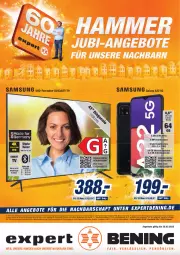 Gazetka promocyjna Expert Aurich - Prospekte - Gazetka - ważna od 23.03 do 23.03.2022 - strona 1 - produkty: akku, alexa, angebot, angebote, Bank, dvb, DVB-T, eis, elle, fernseher, frontkamera, hauptkamera, hd triple tuner, kamera, Persona, reis, smart tv, teller, Ti, tisch, tuner, uhd