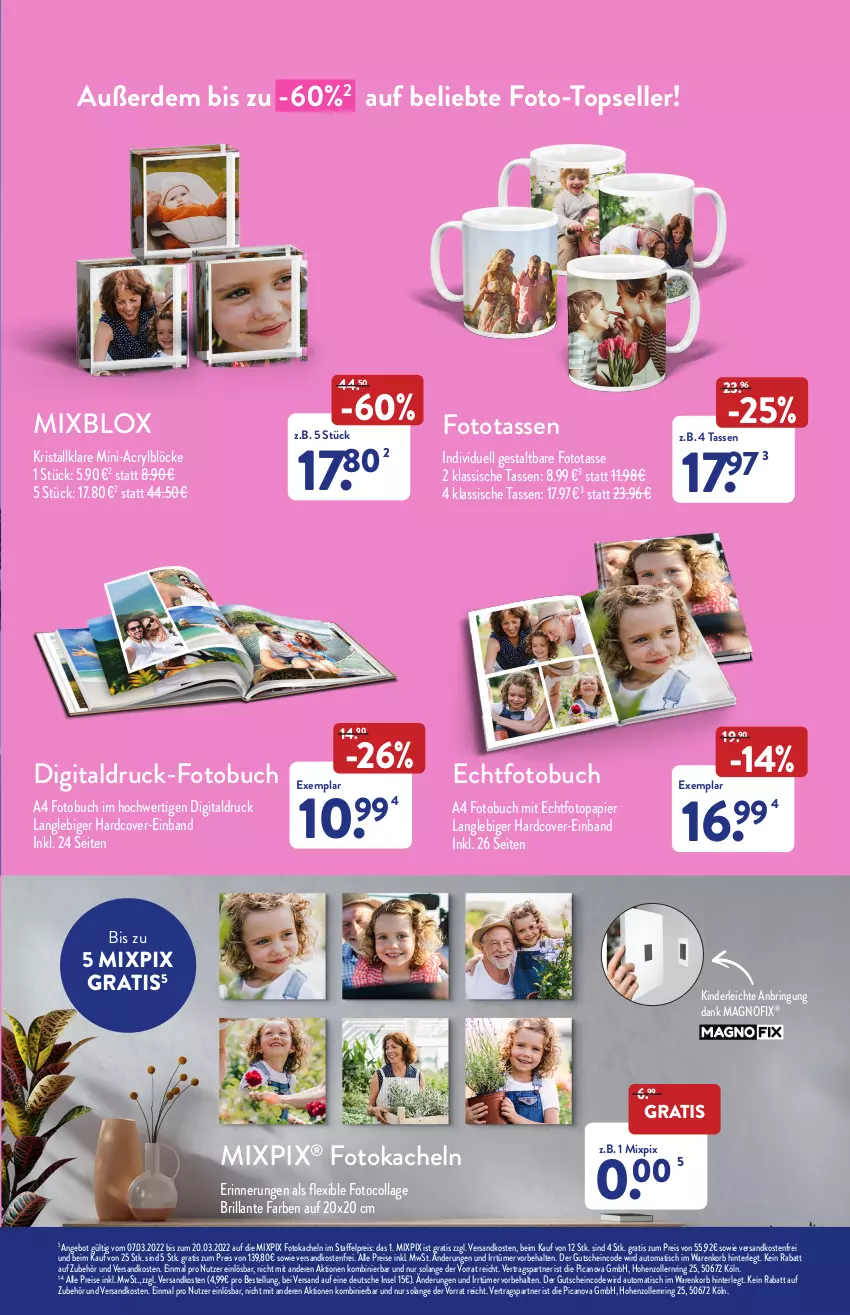 Aktueller Prospekt Aldi Nord - Aldi-Vorschau - von 14.03 bis 19.03.2022 - strona 39 - produkty: angebot, auto, buch, eis, elle, erde, Fotobuch, gutschein, Kinder, korb, ndk, papier, reis, ring, tasse, Ti, tisch, versandkostenfrei