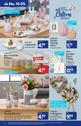 Gazetka promocyjna Aldi Nord - Aldi-Vorschau - Gazetka - ważna od 19.03 do 19.03.2022 - strona 10 - produkty: apfel, auer, dekoration, dell, Duftkerze, eis, elle, gin, Holz, kerze, Kranz, Mode, reis, Serviette, servietten, tablet, tablett, Ti, Vase, ZTE