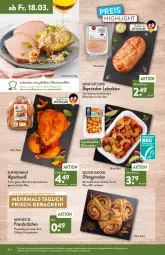 Gazetka promocyjna Aldi Nord - Aldi-Vorschau - Gazetka - ważna od 19.03 do 19.03.2022 - strona 28 - produkty: aldi, brötchen, eis, garnelen, geback, gewürz, gin, Hendl, kaes, kartoffel, kartoffeln, Käse, küche, Küchen, leberkäs, leberkäse, Maus, Ofen, Plunder, reis, rezept, rezepte, Schal, Schale, schwein, Ti, tisch, wein, ZTE, zucker