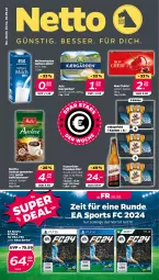 Gazetka promocyjna Netto - Woche 39 - Gazetka - ważna od 30.09 do 30.09.2023 - strona 1 - produkty: aldi, arla, bohne, bohnen, discount, eis, elle, haltbare milch, hasseröder, Kærgården, kaffee, kaffeebohnen, melitta, milch, Mon Chéri, monitor, pils, premium pils, ps4, regal, reis, Sport, Ti, tisch, weihenstephan, Xbox