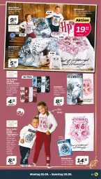 Gazetka promocyjna Netto - Woche 39 - Gazetka - ważna od 30.09 do 30.09.2023 - strona 17 - produkty: Bau, baumwolle, bett, bettwäsche, decke, gin, handtuch, hose, Jogginghose, Kinder, kissen, Pyjama, Ria, socken, Ti, tuc, wolle