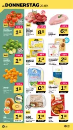 Gazetka promocyjna Netto - Woche 39 - Gazetka - ważna od 30.09 do 30.09.2023 - strona 22 - produkty: beere, beeren, butter, buttermilch, eier, eis, Elan, ferrero, fleisch, Fleischerei, gulasch, kartoffel, kartoffelsalat, Käse, käsescheiben, kiwi, Kiwi Gold, milch, Physalis, pute, putenbrust, raffaello, rispentomaten, rosen, Rosenkohl, sac, salat, Schere, Ti, tomate, tomaten