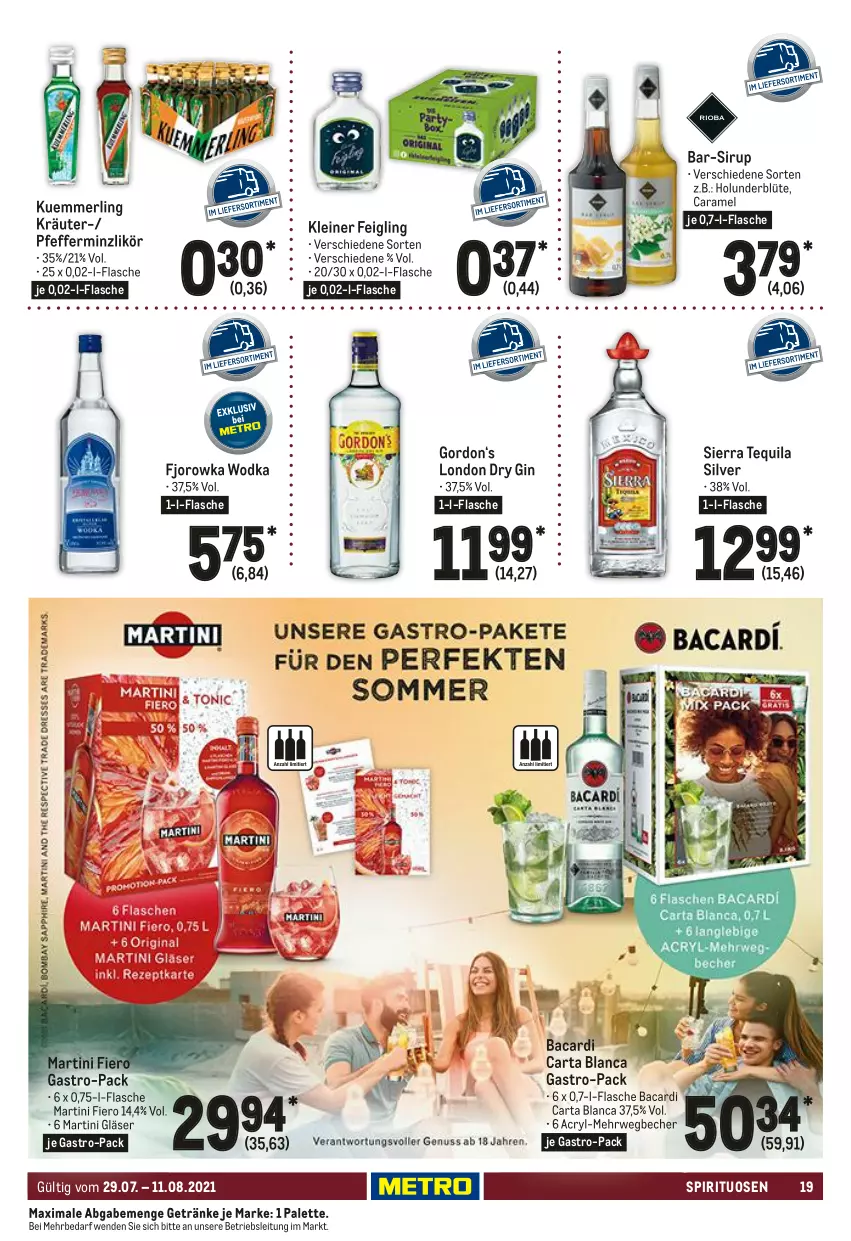 Aktueller Prospekt Metro - GastroJournal - von 29.07 bis 11.08.2021 - strona 19