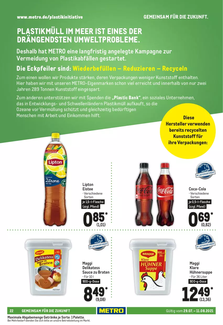 Aktueller Prospekt Metro - GastroJournal - von 29.07 bis 11.08.2021 - strona 22