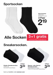 Gazetka promocyjna Zeeman - Prospekte - Gazetka - ważna od 19.01 do 19.01.2024 - strona 14 - produkty: Bau, baumwolle, elle, Kinder, sneaker, sneakersocken, socken, Sport, sportsocken, Ti, wolle