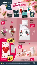 Gazetka promocyjna Netto - Woche 6 - Gazetka - ważna od 10.02 do 10.02.2024 - strona 18 - produkty: auer, Bau, baumwolle, Becher, bett, bettwäsche, handtuch, kaffee, kaffeebecher, müsli, Müslischale, Ria, Schal, Schale, tee, Teelicht, teelichthalter, Ti, tuc, wolle, ZTE
