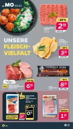 Gazetka promocyjna Netto - Woche 6 - Gazetka - ważna od 10.02 do 10.02.2024 - strona 4 - produkty: axe, bacon, eis, fleisch, Fleischerei, Frühstücksspeck, gewürz, hackfleisch, mais, pute, Putenhackfleisch, reis, rind, rinder, Rostocker, saft, saftschinken, Schere, schinken, Speck, suppe, suppen, suppenfleisch, Ti