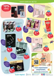 Gazetka promocyjna Budni - Prospekte - Gazetka - ważna od 09.04 do 09.04.2022 - strona 3 - produkty: axe, body, decke, deo, deo spray, deospray, dusche, duschgel, Eau de parfum, eau de toilette, eau de toilette 100 ml, gin, La Rive, lack, parfum, rel, Ti, weleda