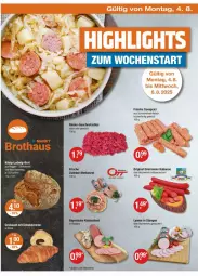 Gazetka promocyjna Vmarkt - Prospekte - Gazetka - ważna od 06.08 do 06.08.2025 - strona 18 - produkty: auer, brot, buch, creme, Croissant, eier, eis, fleisch, geschnetzeltes, gewürz, gin, hackfleisch, Holz, kabanos, küche, Küchen, lyoner, Mett, mettwurst, natur, rind, rinder, salami, schoko, schwein, schweine, Schweinehackfleisch, Ti, wein, weine, wurst, Yo, Zelt, zwiebel
