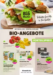 Gazetka promocyjna Denns Biomarkt - Prospekte - Gazetka - ważna od 24.05 do 24.05.2022 - strona 1 - produkty: angebot, angebote, bio, butter, dennree, eier, eis, elle, ilag, kokos, mandel, Mandelöl, natur, paprika, reis, Sheabutter, Streichzart, Ti, Vegeta, vorteilspreis