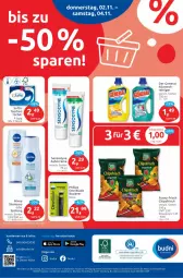 Gazetka promocyjna Budni - Prospekte - Gazetka - ważna od 04.11 do 04.11.2023 - strona 8 - produkty: auer, bio, chips, chipsfrisch, creme, drucker, eis, Engel, funny-frisch, google play, kerze, LG, Philips, rasierer, reiniger, reis, ring, sensodyne, shampoo, spülung, Tasche, taschen, Ti, trolli, weck, Yo, zahncreme, ZTE