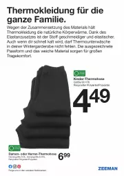 Gazetka promocyjna Zeeman - Prospekte - Gazetka - ważna od 15.11 do 15.11.2024 - strona 14 - produkty: asti, Garderobe, hose, Kinder, kleid, Kleidung, LG, Ria, Thermounterwäsche, Ti, tisch, Unterwäsche