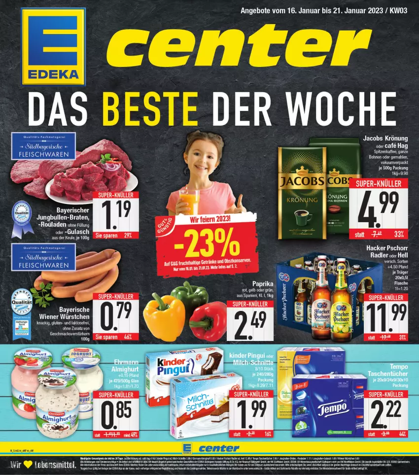 Aktueller Prospekt E Center - Angebote der Woche - von 16.01 bis 21.01.2023 - strona 1 - produkty: Ti